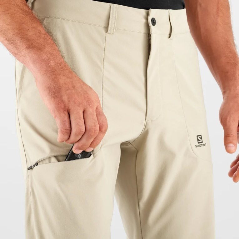 Pantalones Deportivos Salomon Wayfarer City Hombre Beige | MX UDEZ590